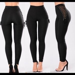 Womens high waist skinny pants